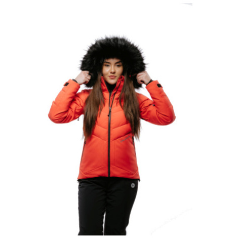 Dámska lyžiarska bunda s kapucňou BLIZZARD W2W Ski Jacket Lavarone, hot coral