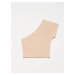 Dilvin 30327 Asymmetric Top-Beige