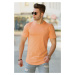 Madmext Basic Orange Men's T-Shirt 4500