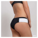 Plavky Calvin Klein Cheeky Hipster - Slip Black/ White