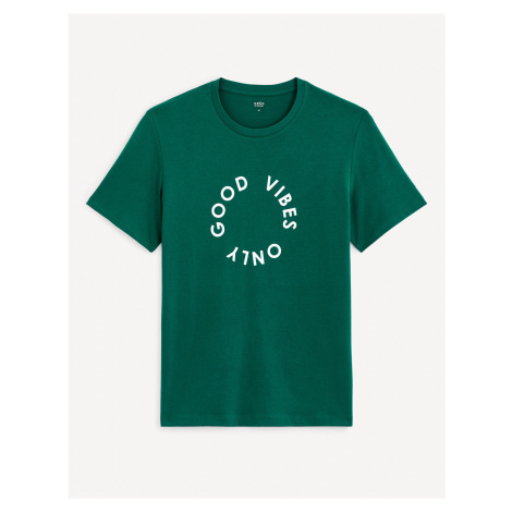 Celio Cotton T-shirt Gecircu - Men's