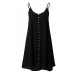 EDITED Letné šaty 'Lila'  čierna