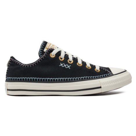 Converse Plátenky Chuck Taylor All Star Crafted Stitching A07546C Čierna