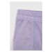 Detské rifľové krátke nohavice GAP fialová farba, jednofarebné