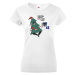 Dámské vianočné tričko s potlačou Christmas wishlist: play some games
