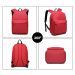 Konofactory Červený ľahký batoh do školy &quot;Basic&quot; 12L