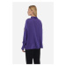 Košeľa La Martina Woman Shir L/S Shiny Georgette Tillandsia Purple