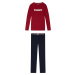 Pánske pyžamo UW0UW01929-0WG červenomodrá - Tommy Hilfiger červeno-modrá