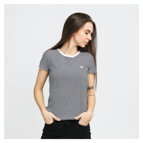 GUESS W Mini Tringle Logo Tee biele / čierne