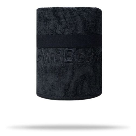 GymBeam Športový uterák z mikrovlákna Medium Black