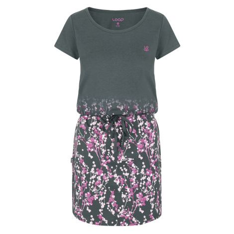 Women's dress LOAP ASPETA Grey