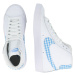 Nike Sportswear Členkové tenisky 'BLAZER MID 86'  svetlomodrá / biela