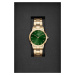 Hodinky Daniel Wellington Iconic Link Emerald 32 dámske, zlatá farba