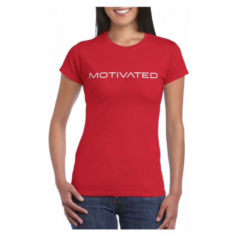 MOTIVATED - Dámske tričko 401 (červená) - MOTIVATED