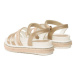 Tommy Hilfiger Espadrilky Platform Velcro Sandal T3A2-32761-0568 M Zlatá