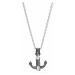 Brosway Pánsky oceľový náhrdelník s kotvou Bounty BOU03