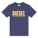 Tričko Diesel Tjustlogo T-Shirt Modrá