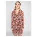 Red Floral Dress Noisy May Mia - Women