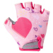 Arcore LUKE Dievčenské cyklistické rukavice, ružová, veľkosť