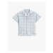 Koton Short Sleeve Shirt Plaid with Pocket