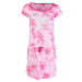 Russell Athletic PRINTED SCRIPT DRESS Dámske šaty, ružová, veľkosť