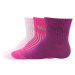 Voxx Bambík Dojčenské slabé ponožky - 3 páry BM000004198700101914 mix holka