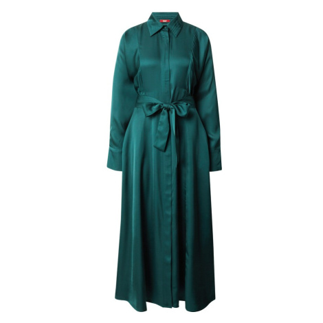 ESPRIT Košeľové šaty  smaragdová