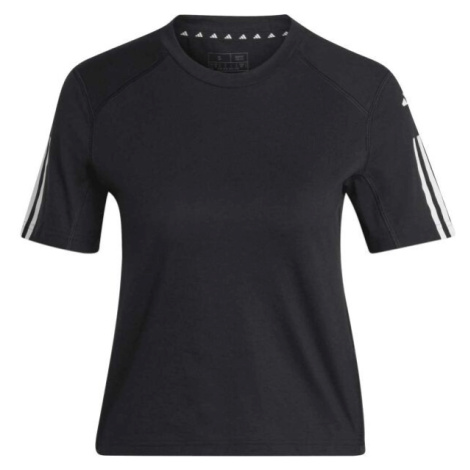 adidas TR-ES COT T Dámske skrátené tričko, čierna, veľkosť