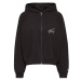 Tommy Jeans Mikina - TJW BXY SIGNATURE ZIP HOODIE čierna