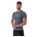 Nebbia Functional Slim-fit T-shirt Grey Fitness tričko
