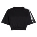 Tričko Karl Lagerfeld Nylon Mix T-Shirt Čierna