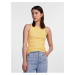 Yellow Women's Ribbed Basic Tank Top Pieces Hand - Women's