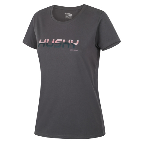 HUSKY Tee Wild L dark grey women's cotton T-shirt