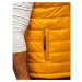 Pánská jarní vesta s kapucí 6105 - žlutá,