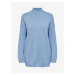 Modrý melírovaný sveter ONLY Lesly