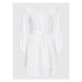 Seafolly Letné šaty Double Cloth 54607-CU Biela Relaxed Fit
