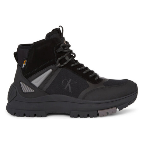 Calvin Klein Jeans Outdoorová obuv Hiking Lace Up Boot Cor YM0YM00762 Čierna