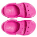 Crocs CLASSIC CROCS SANDAL T Detská nazúvacia obuv, ružová, veľkosť 24/25
