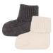 EWERS Ponožky  antracitová / biela ako vlna
