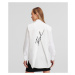 Košeľa Karl Lagerfeld Signature Tunic Shirt White