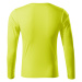 Malfini Pride Uni športové tričko s dlhým rukávom 168 neón žltá