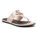 Calvin Klein Jeans Žabky Flat Sandal Slide Toepost Mg Met YW0YW01342 Ružová