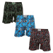 3PACK Men's Sleepwear Shorts Styx Multicolored