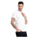 Pánske polo tričko s krátkym rukávom OMBRE T-shirt OM-POSS-0110 V-1 white