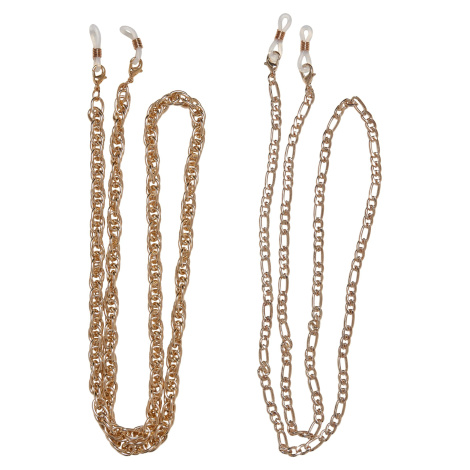 Figaro Chain and Singapore 2-Pack Chain - Gold Colors Urban Classics