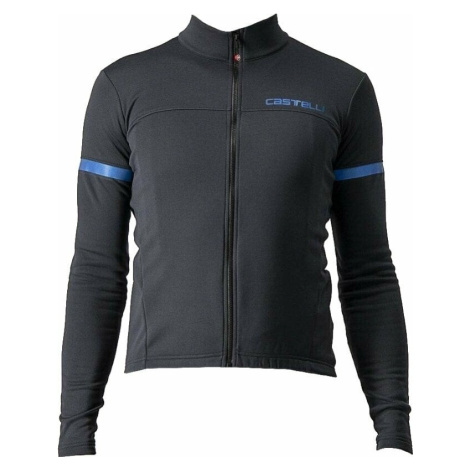 Castelli Fondo 2 Full Zip Dres Light Black/Blue Reflex