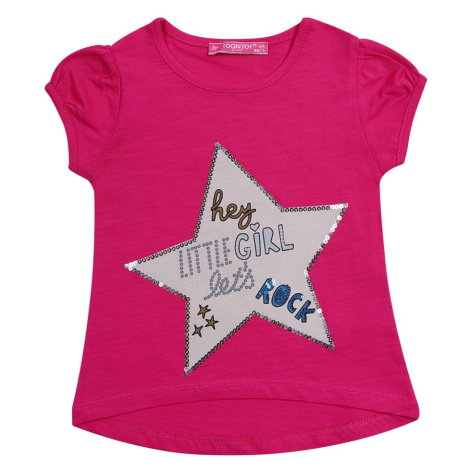 T-shirt with purple star FASARDI