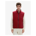 Burgundy men's quilted vest Tom Tailor - Men's