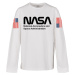 Children's Long Sleeve NASA Worm White