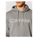 Calvin Klein Mikina Logo K10K104060 Sivá Regular Fit